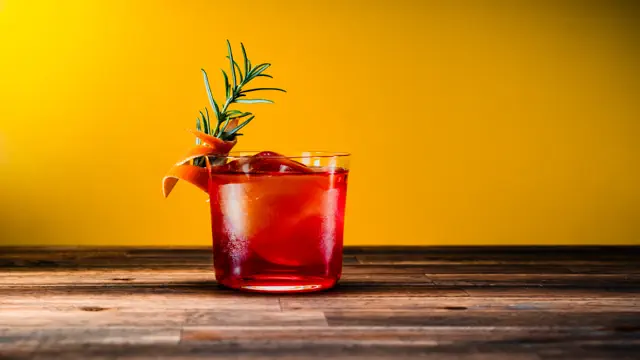 Negroni cocktail.